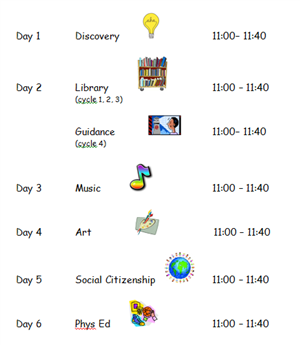 special schedule 